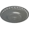 Ekena Millwork Lyon Ceiling Medallion (Fits Canopies up to 3 5/8"), Hand-Painted Silver, 23 1/2"OD x 3 1/4"P CM23LYSLS - alternate 2